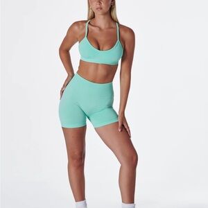 Velocity Mint Green Athletic Shorts